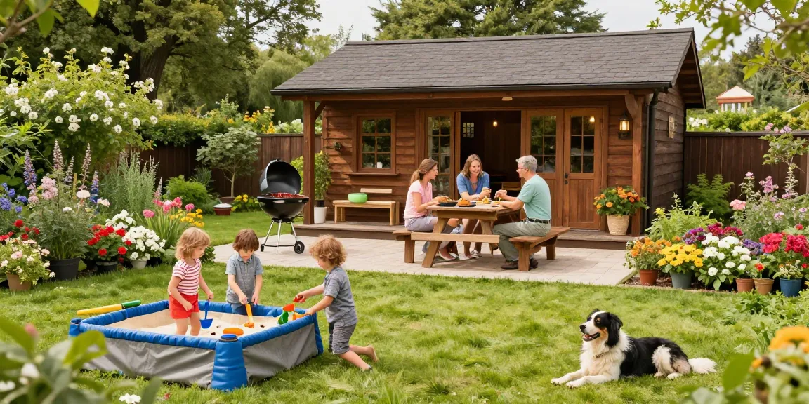 Wie man das perfekte Gartenhaus 2026 für entspannte Familienmomente kombiniert